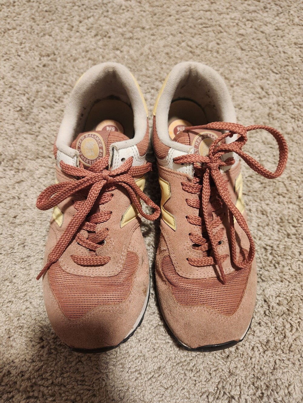 New Balance 574 Sneakers Size 8.5 In Washed Henna